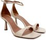 Giuliano Galiano Lina Kiss Kalfsleer Sandalen Beige Dames - Thumbnail 2