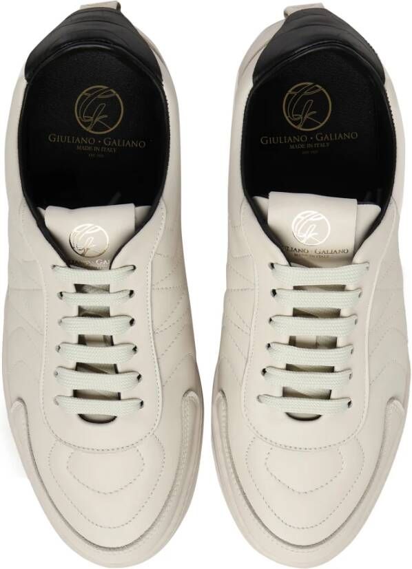 Giuliano Galiano Nappa Leren Veterschoenen Black Heren
