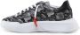 Giuliano Galiano Slangenprint Leren Sneakers Zwart Wit - Thumbnail 2