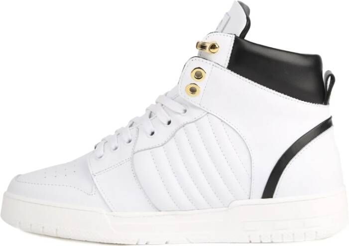 Giuliano Galiano Witte Sneakers met 1990 Patch