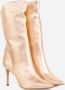 Giuliano Galiano Zalm Leren Stiletto Laarzen Beige Dames - Thumbnail 2