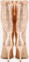 Giuliano Galiano Zalm Leren Stiletto Laarzen Beige Dames - Thumbnail 3