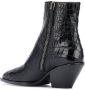 Giuseppe zanotti Elegante Zwarte Leren Enkellaarzen Black Dames - Thumbnail 3