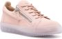 Giuseppe zanotti Beige Gesloten Platte Sneakers Stijlvol Comfort Beige Dames - Thumbnail 2