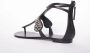 Giuseppe zanotti Birelnero Geborduurde Sneakers Black Dames - Thumbnail 3