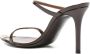 Giuseppe Zanotti Bruin Leren Stiletto Sandalen Dubbele Bandjes - Thumbnail 2