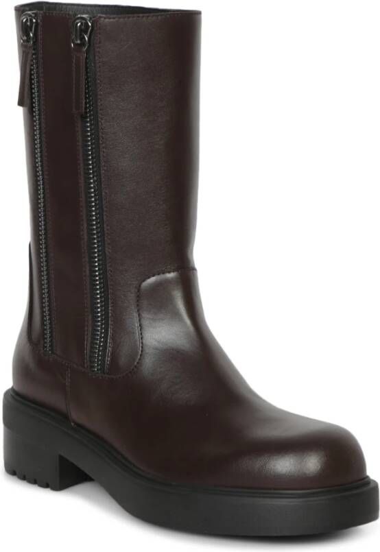 giuseppe zanotti Bruine enkellaarzen voor vrouwen Brown Dames
