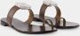 Giuseppe zanotti Sandalen Blahir Flat Sandals Leather Brown in bruin - Thumbnail 3