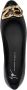 Giuseppe zanotti Elegante Zwarte Leren Ballerina Flats Black Dames - Thumbnail 4