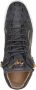 Giuseppe Zanotti Elegante Grijze Leren Sneakers - Thumbnail 2