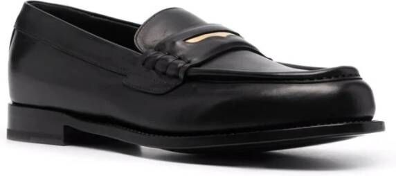 giuseppe zanotti Elegante Zwarte Loafers voor Mannen Black Heren