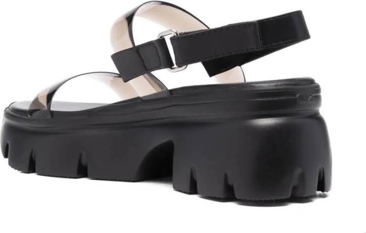 giuseppe zanotti Flat Sandals Black Dames