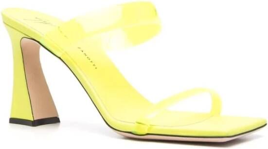 giuseppe zanotti Flat Sandals Yellow Dames
