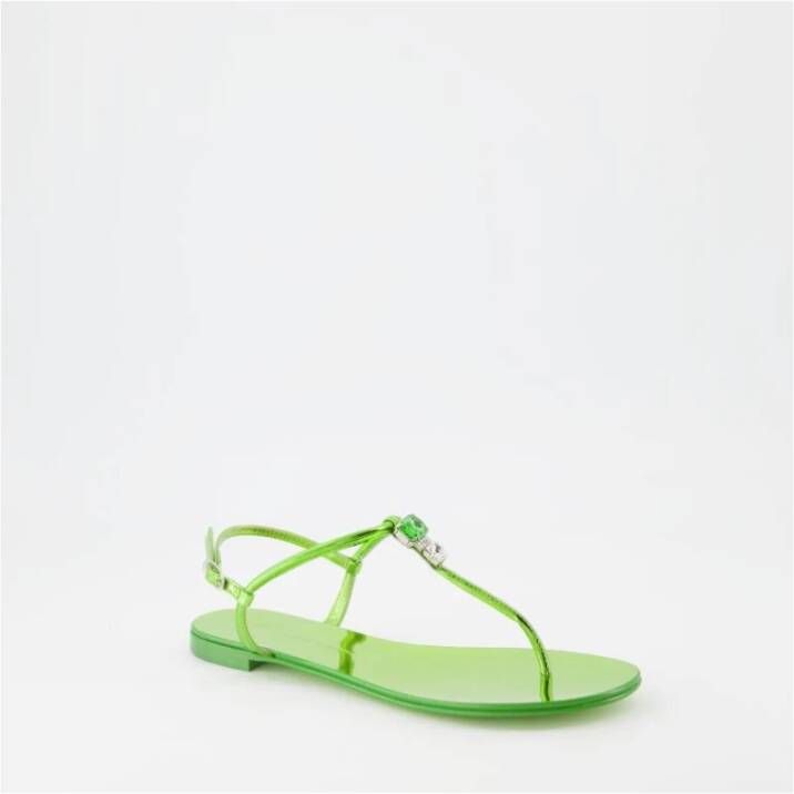 giuseppe zanotti Flip Flops Groen Dames