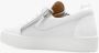 Giuseppe zanotti Vetersneakers met Metallic Logo White Dames - Thumbnail 5