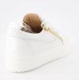Giuseppe zanotti Gail Leren Sneakers White Dames - Thumbnail 4