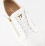Giuseppe zanotti Gail Leren Sneakers White Dames - Thumbnail 5