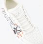 Giuseppe zanotti Graffiti Print Veterschoenen van Leer White Dames - Thumbnail 8