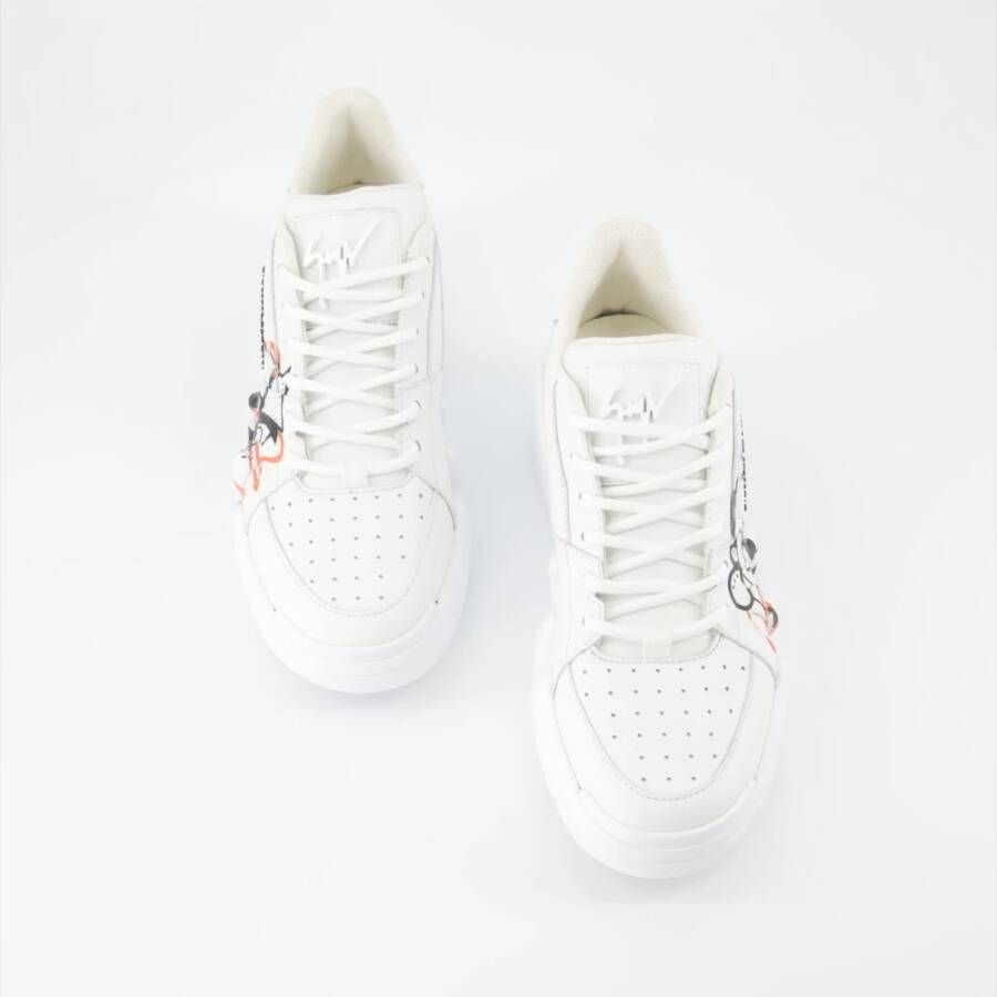 Giuseppe Zanotti Graffiti Print Lace-Up Sneakers
