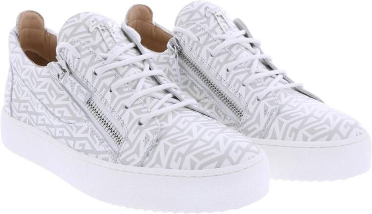 giuseppe zanotti Heren Scarpa Vitello Elenoire White Heren