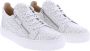 Giuseppe zanotti Heren Scarpa Vitello Elenoire White Heren - Thumbnail 4