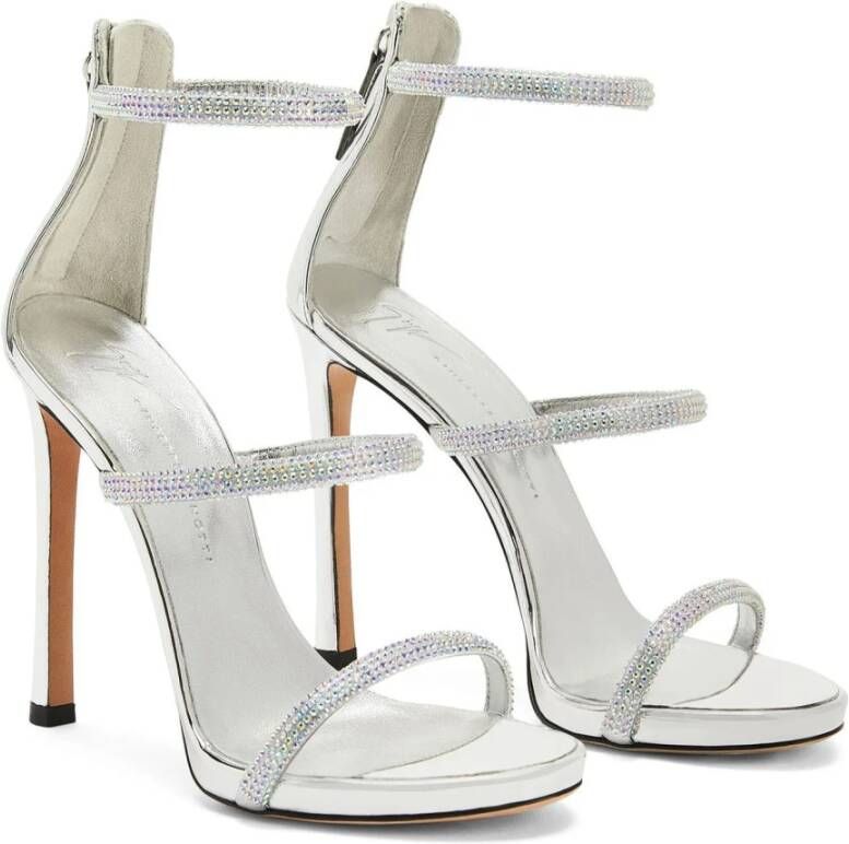 giuseppe zanotti High Heel Sandals Gray Dames