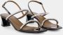 Giuseppe zanotti Sandalen Valentiine Crystal 45 Sandals Leather Black in zwart - Thumbnail 3