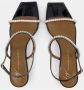 Giuseppe zanotti Sandalen Valentiine Crystal 45 Sandals Leather Black in zwart - Thumbnail 5