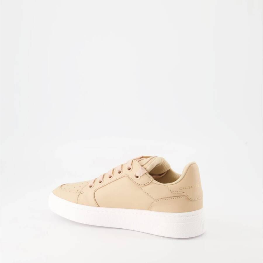 giuseppe zanotti Leren vetersneakers Pink Dames