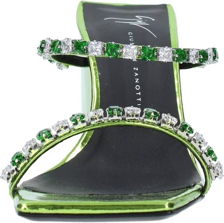giuseppe zanotti Met hak Groen Green Dames
