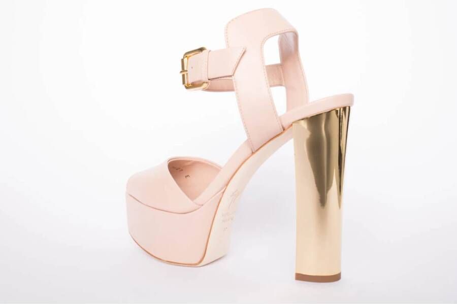 giuseppe zanotti Nappapuf Lavinia Sandalen Pink Dames