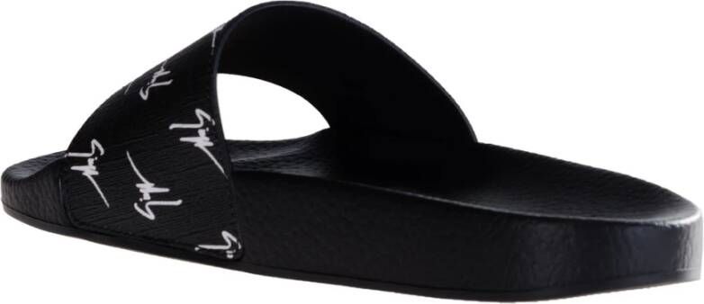 giuseppe zanotti Stijlvolle Leren Sliders voor Vrouwen Multicolor Dames
