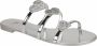 Giuseppe zanotti Platte sandalen Grijs Dames - Thumbnail 2