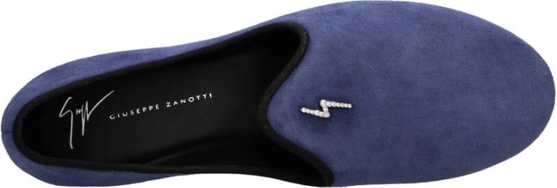 Giuseppe Zanotti Platte schoenen Blauw