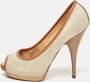 Giuseppe Zanotti Pre-owned Canvas heels Beige Dames - Thumbnail 2