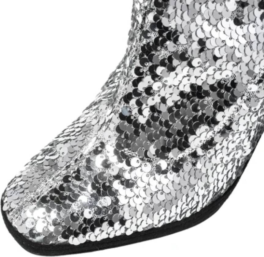 Giuseppe Zanotti Pre-owned Fabric boots Gray Dames
