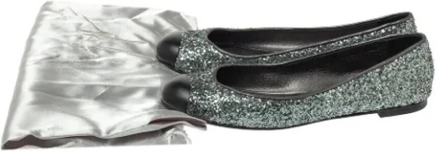 Giuseppe Zanotti Pre-owned Fabric flats Gray Dames