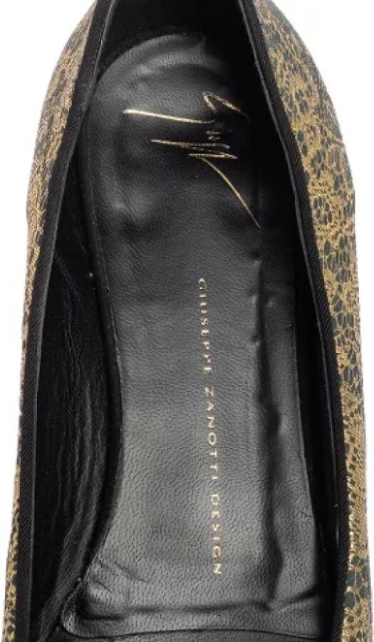 Giuseppe Zanotti Pre-owned Fabric flats Gray Dames