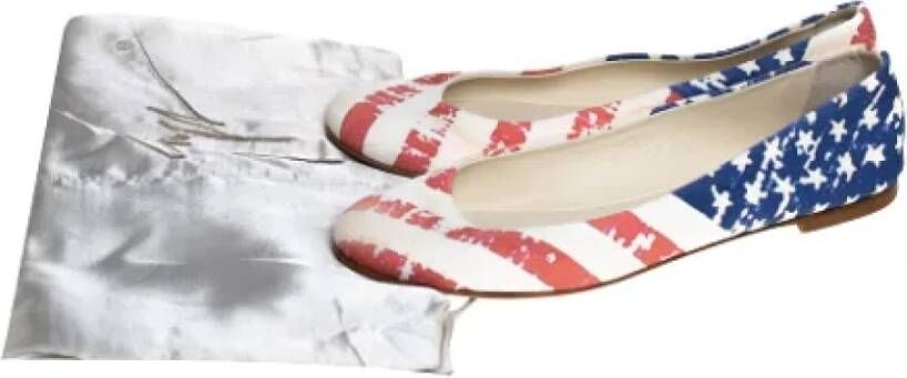 Giuseppe Zanotti Pre-owned Fabric flats White Dames