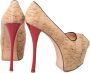 Giuseppe Zanotti Pre-owned Fabric heels Beige Dames - Thumbnail 4