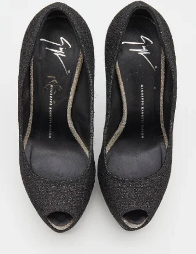 Giuseppe Zanotti Pre-owned Fabric heels Black Dames