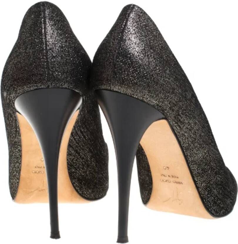 Giuseppe Zanotti Pre-owned Fabric heels Black Dames