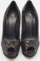 Giuseppe Zanotti Pre-owned Fabric heels Black Dames - Thumbnail 3