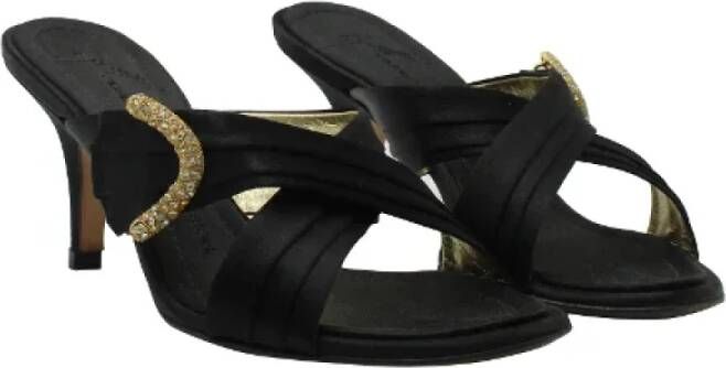 Giuseppe Zanotti Pre-owned Fabric sandals Black Dames