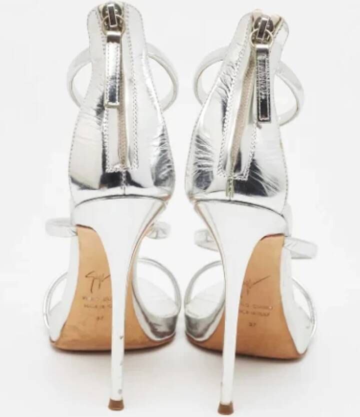 Giuseppe Zanotti Pre-owned Fabric sandals Gray Dames