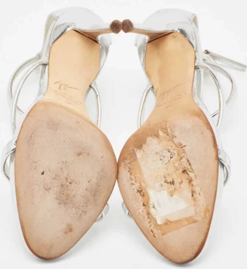 Giuseppe Zanotti Pre-owned Fabric sandals Gray Dames