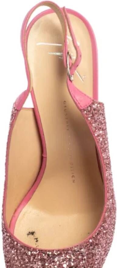 Giuseppe Zanotti Pre-owned Fabric sandals Pink Dames