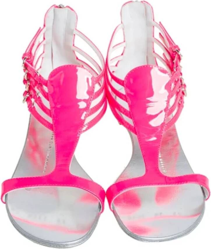 Giuseppe Zanotti Pre-owned Fabric sandals Pink Dames