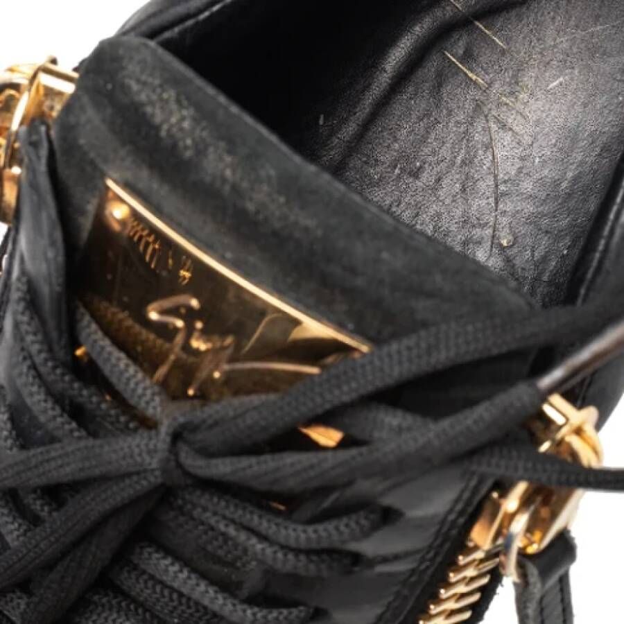 Giuseppe Zanotti Pre-owned Fabric sneakers Black Dames