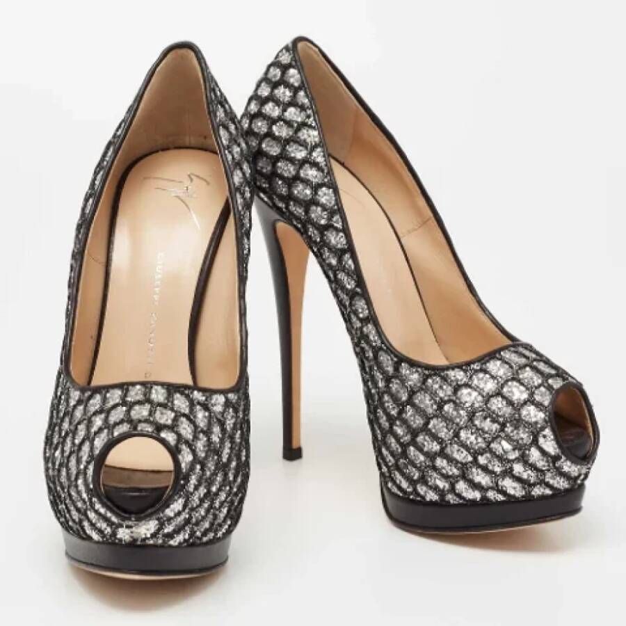 Giuseppe Zanotti Pre-owned Lace heels Black Dames